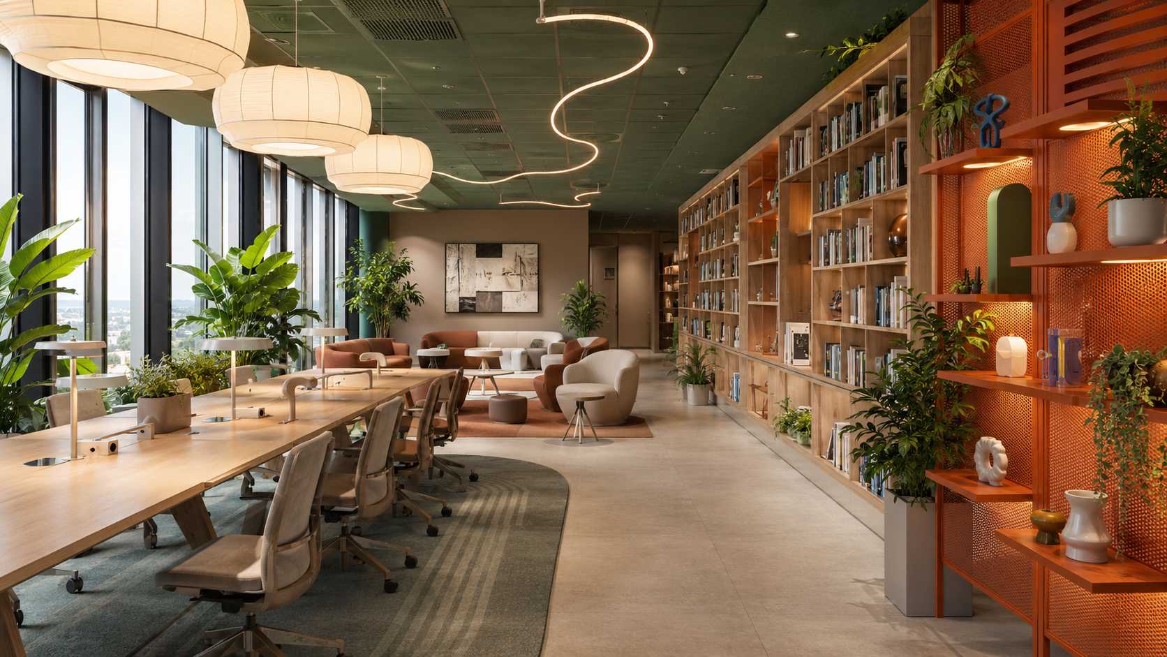 Co-working library